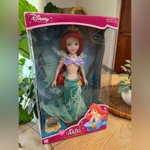 Large New Disney Ariel Porcelain Doll‎ Little Mermaid